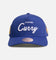 Mitchell & Ness Golden State Warriors Stephen Curry 'Classic' Script Pro Pinch Snapback Blue