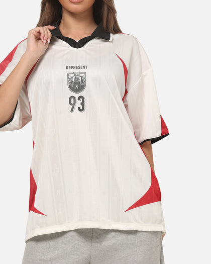 Represent Spike Football Top Flat White