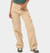 MNML Chloe Mid Rise Cargo Jeans Beige