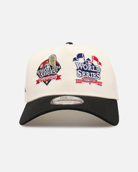 New Era Los Angeles Dodgers 'Back To Back Champs' 9FORTY A-Frame Snapback Chrome/Black