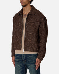 MNML Pea Pocket Wool Jacket Brown