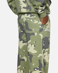 Carre Sideline Trackpants Green Camo