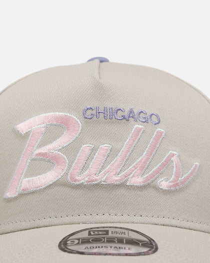 New Era Chicago Bulls 'Pastel 2.0' 9FORTY A-Frame Snapback Stone