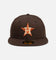 New Era Houston Astros 'Walnut' 59FIFTY Fitted Dark Brown