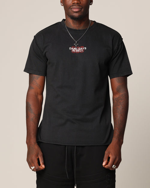 Saint Morta 666 Cut T-Shirt Vintage Black