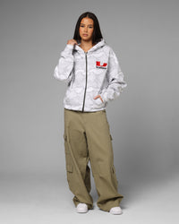Loiter Slither Zip Hoodie Grey