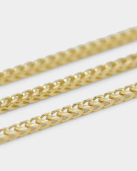 House Of Auric Franco 2.8mm 18" Chain 18k Gold Vermeil
