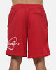 Saint Morta Scripted Mesh Shorts Vintage Red