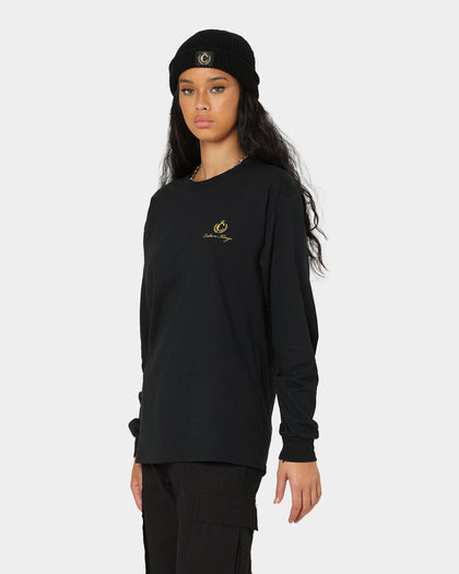 Culture Kings CK Long Sleeve Tee Black