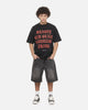 Saint Morta Cruel Beauty Boxy T-Shirt Washed Black