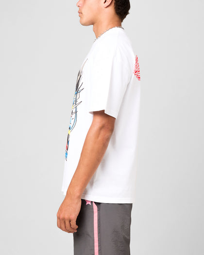 Ed Hardy Blue Dragon T-Shirt White