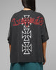 Loiter Hardcore Premium T-Shirt Washed Black