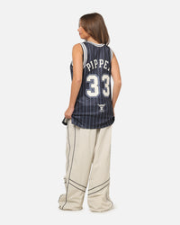Mitchell & Ness Chicago Bulls Scottie Pippen #33 Playoff Energy Swingman Jersey Navy