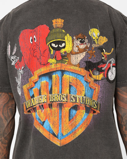 73Studio X Warner Bros. Marvin The Martian Vintage Heavyweight T-Shirt Black Wash