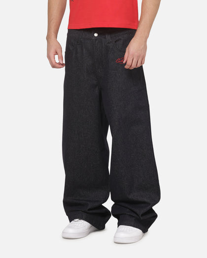 Ed Hardy After Hours Wide Leg Jeans Raw