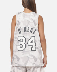 Mitchell & Ness Los Angeles Lakers Shaquille O'Neal #34 Snow Camo Energy Swingman Jersey Vintage White