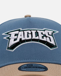 New Era Philadelphia Eagles 'Easy Breezy' 9FORTY A-Frame Snapback Blue/Tan