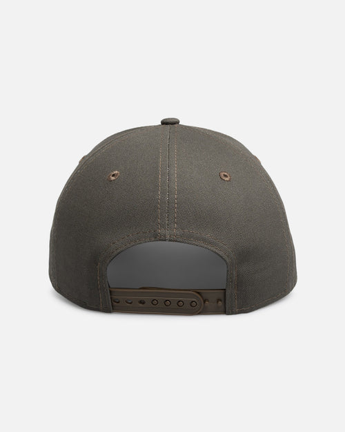 New Era Los Angeles Dodgers "Moss Canvas" 9Forty A-Frame Snapback Dark Green