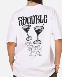 S Double Time To Relax T-Shirt White
