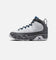 Jordan Kids' Air Jordan 9 Retro "Flint Grey" (GS) White/French Blue-Flint Grey