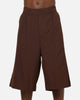 Carre Heritage Pleated Shorts Brown