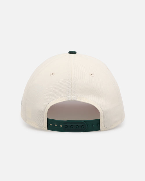 New Era Washington Nationals 'Pink Satin Hearts Green' 9FORTY A-Frame Snapback Chrome/Dark Green