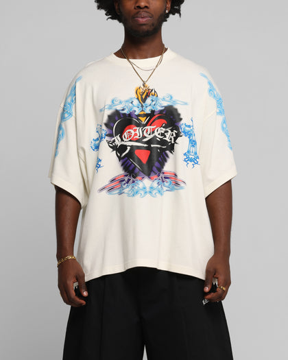 Loiter Hearts T-Shirt Off White