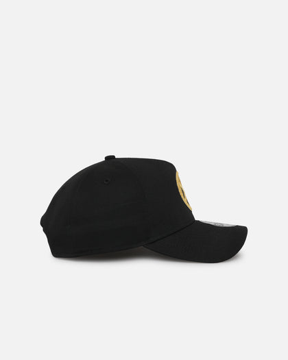New Era Denver Nuggets 'NBA Black & Gold Embroidery' 9FORTY A-Frame Snapback Black/Gold