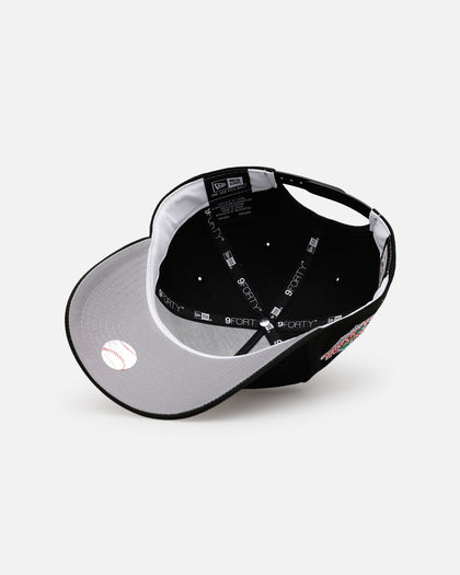 New Era Cincinnati Reds 'Black And Team Color' 9FORTY A-Frame Snapback Black/Official Team Color