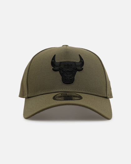 New Era Chicago Bulls 'Easy Olive' 9FORTY A-Frame Snapback Olive