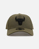 New Era Chicago Bulls 'Easy Olive' 9FORTY A-Frame Snapback Olive