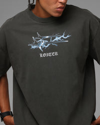 Loiter Frontier T-Shirt Black Wash