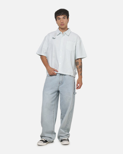 Carre District Woven Button Up Shirt Antique White