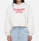 Tommy Jeans Women's TJW Boxy Crop Varsity Hoodie White