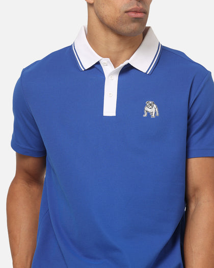 Bleacher Athletic Canterbury-Bankstown Bulldogs NRL Adult Golf Polo T-Shirt Blue