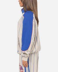 Carre Los Angeles City Series Quarter Zip Crewneck Grey/Blue