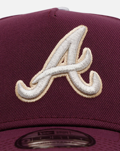 New Era Atlanta Braves 'Plum' 9FORTY A-Frame Snapback Plum