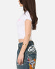 Ed Hardy Women's Lace Trim Baby T-Shirt White