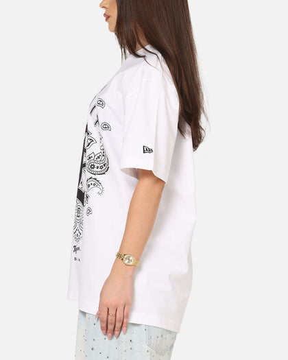 New Era Detroit Tigers Paisley Oversized T-Shirt White
