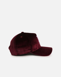 New Era Los Angeles Dodgers 'Velvet Dreams' 9FORTY A-Frame Snapback Maroon/Grey