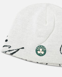 Mitchell & Ness Boston Celtics Skull Beanie White