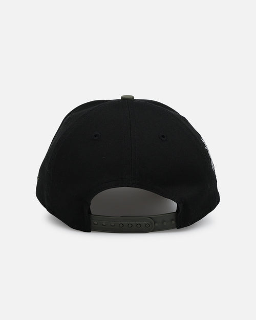 New Era Atlanta Braves 'Realtree Grit 2.0' 9FORTY A-Frame Snapback Black/Green/Orange