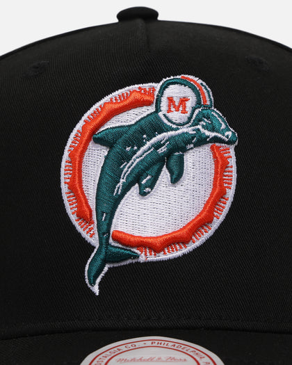 Mitchell & Ness Miami Dolphins Team Colour Logo MVP Snapback Black