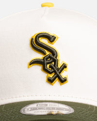 New Era Chicago White Sox 'Chrome Rig' 9FORTY A-Frame Snapback White/Yellow
