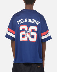 Majestic Athletic NFL Melbourne '26 Mesh T-Shirt Blue