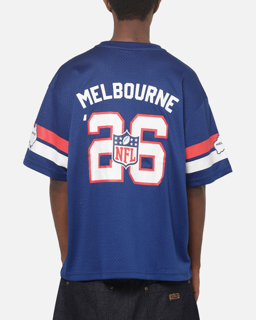 Majestic Athletic NFL Melbourne '26 Mesh T-Shirt Blue