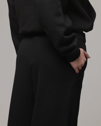 American Thrift Women's Straight Leg Trackpants Black