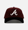 New Era Atlanta Braves 'Certified Lover 2.0' 9FORTY A-Frame Snapback Maroon