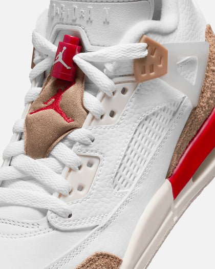 Jordan Kids' Spizike Low (GS) White/Fire-Red