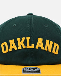 47 Brand Oakland Athletics 'The City Block Collection' Club Legacy '47 Captain Snapback Dark Green